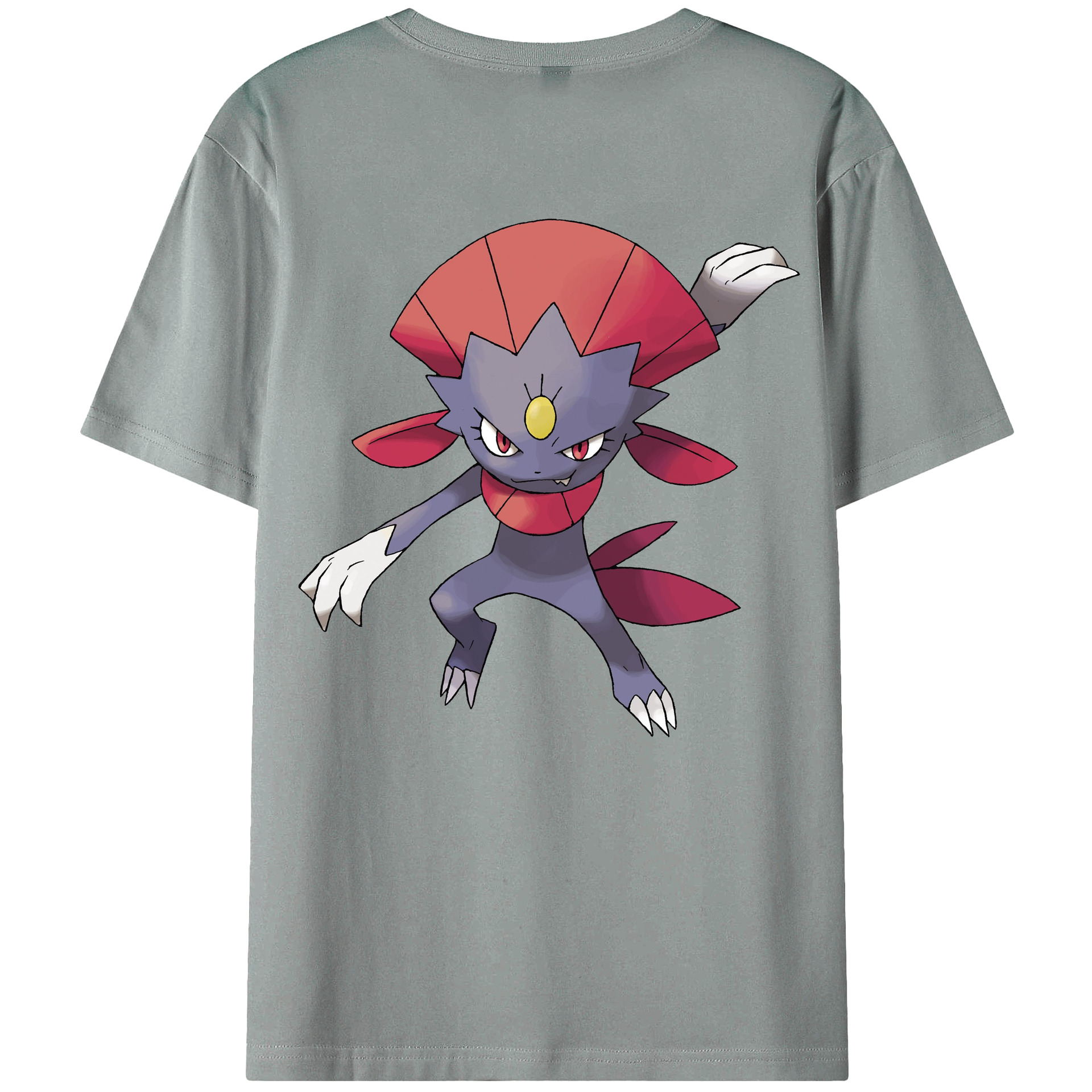 （画像用） ポケットモンスター Pokémon 綿100％ メンズ半袖Tシャツ（バックプリント） 通気性